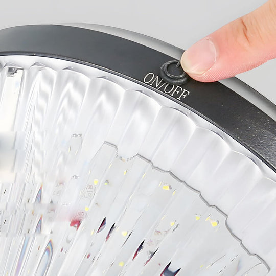 Deluxe Black Solar LED Garden Pathway Lights – Diamond Trim 27.6"