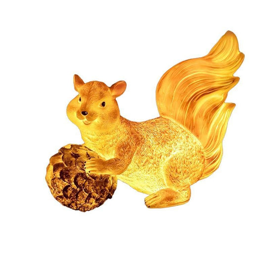 Resin Squirrel Outdoor Garden Light Modern LED Waterproof Landscape Lighting