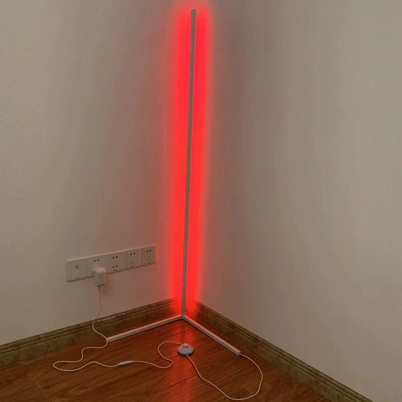 Dimming Black White Floor Lamp Modern RGB Remote LED Floor Lamps Standing Lamp simple corner standing Lamp corner light dropship