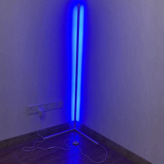 Dimming Black White Floor Lamp Modern RGB Remote LED Floor Lamps Standing Lamp simple corner standing Lamp corner light dropship