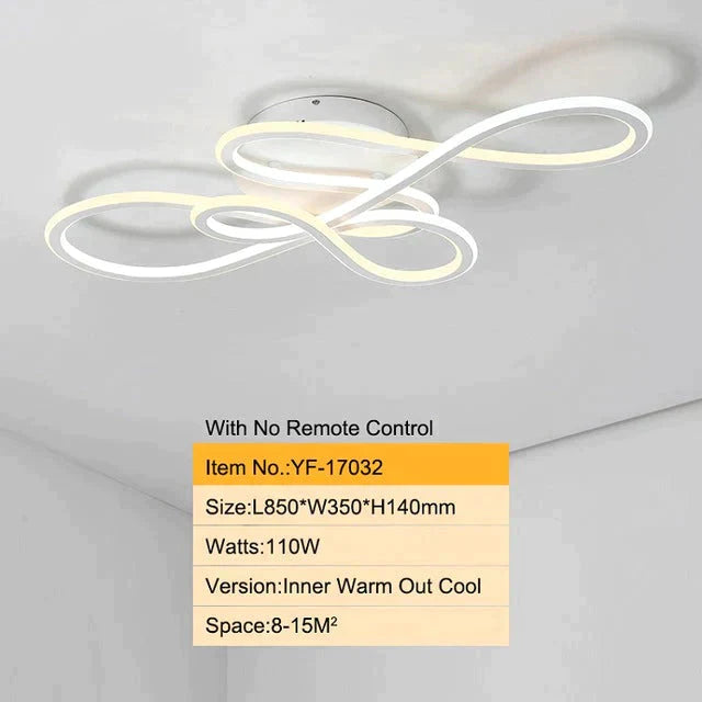 Double Glow Modern Led Ceiling Lights For Living Room Bedroom Lamparas De Techo Dimming Ceiling Lights Lamp Fixtures