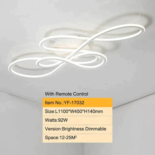 Double Glow Modern Led Ceiling Lights For Living Room Bedroom Lamparas De Techo Dimming Ceiling Lights Lamp Fixtures