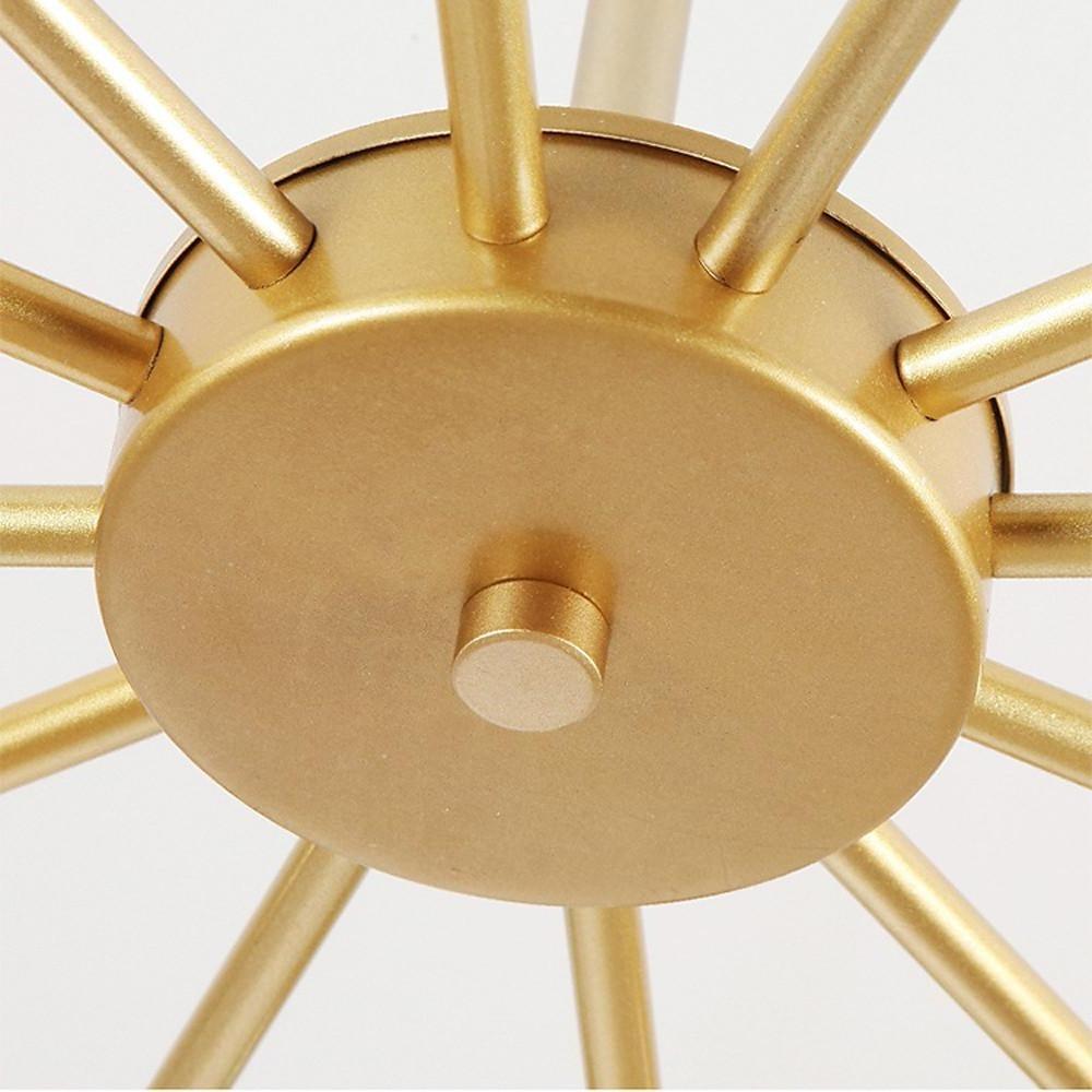 Glass Globe LED Electroplated Nordic Sputnik Chandelier Hanging Ceiling Light