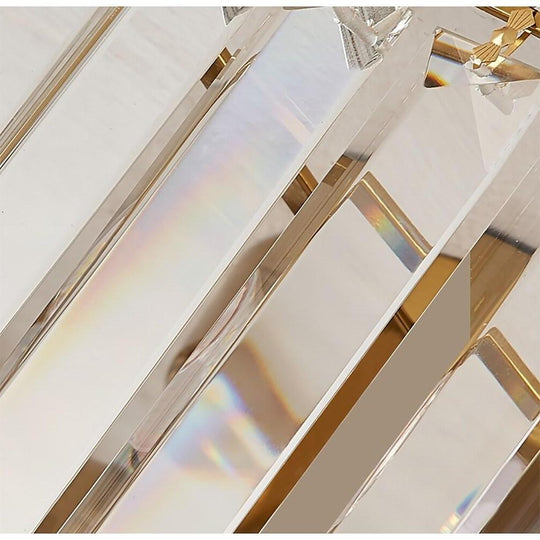 Candelabra Crystal LED Flush Mount Ceiling Light