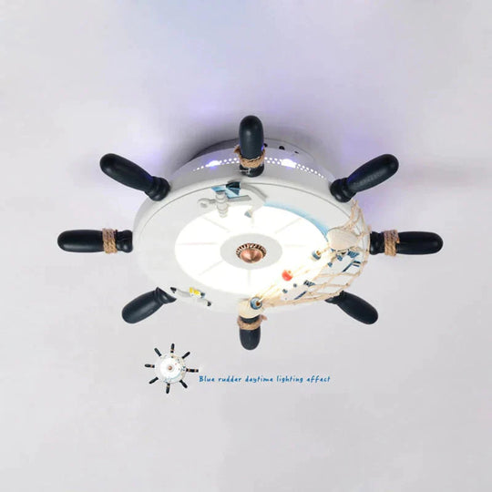 Elvira -  Ship Rudder Style Mediterranean Decorative Ceiling Lamp
