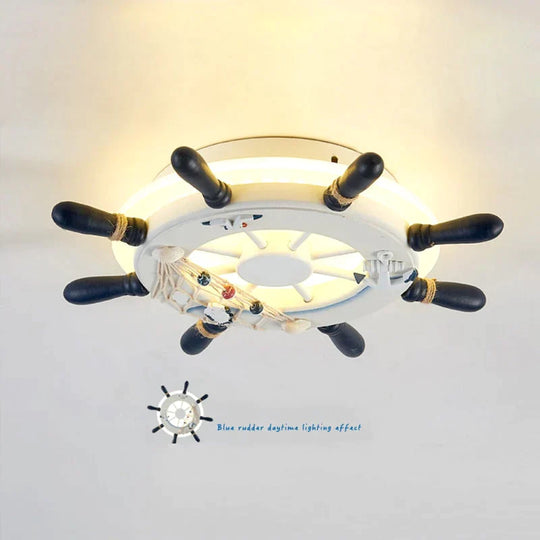 Elvira -  Ship Rudder Style Mediterranean Decorative Ceiling Lamp