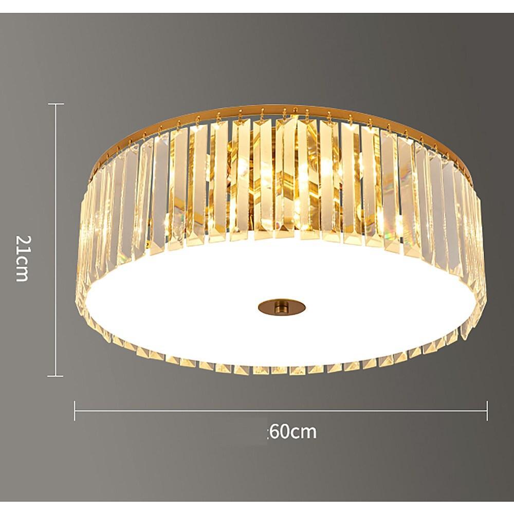 Candelabra Crystal LED Flush Mount Ceiling Light