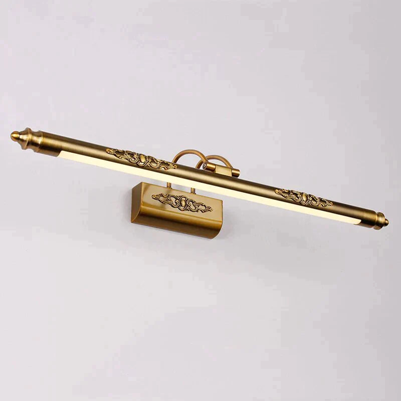 Esma - European Style Bronze Carved Led Mirror Lamp