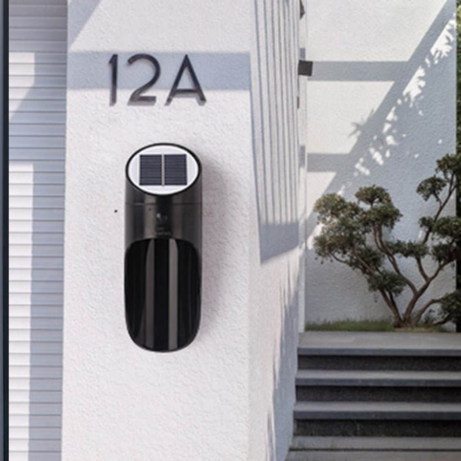 European Style Solar LED Outdoor Wall Lamp