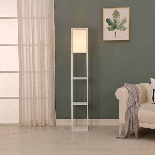 Zayla Minimalist Modern Lamp with Shelves