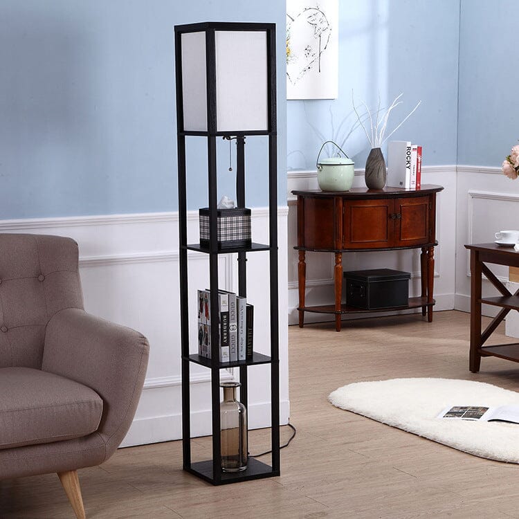 Zayla Minimalist Modern Lamp with Shelves