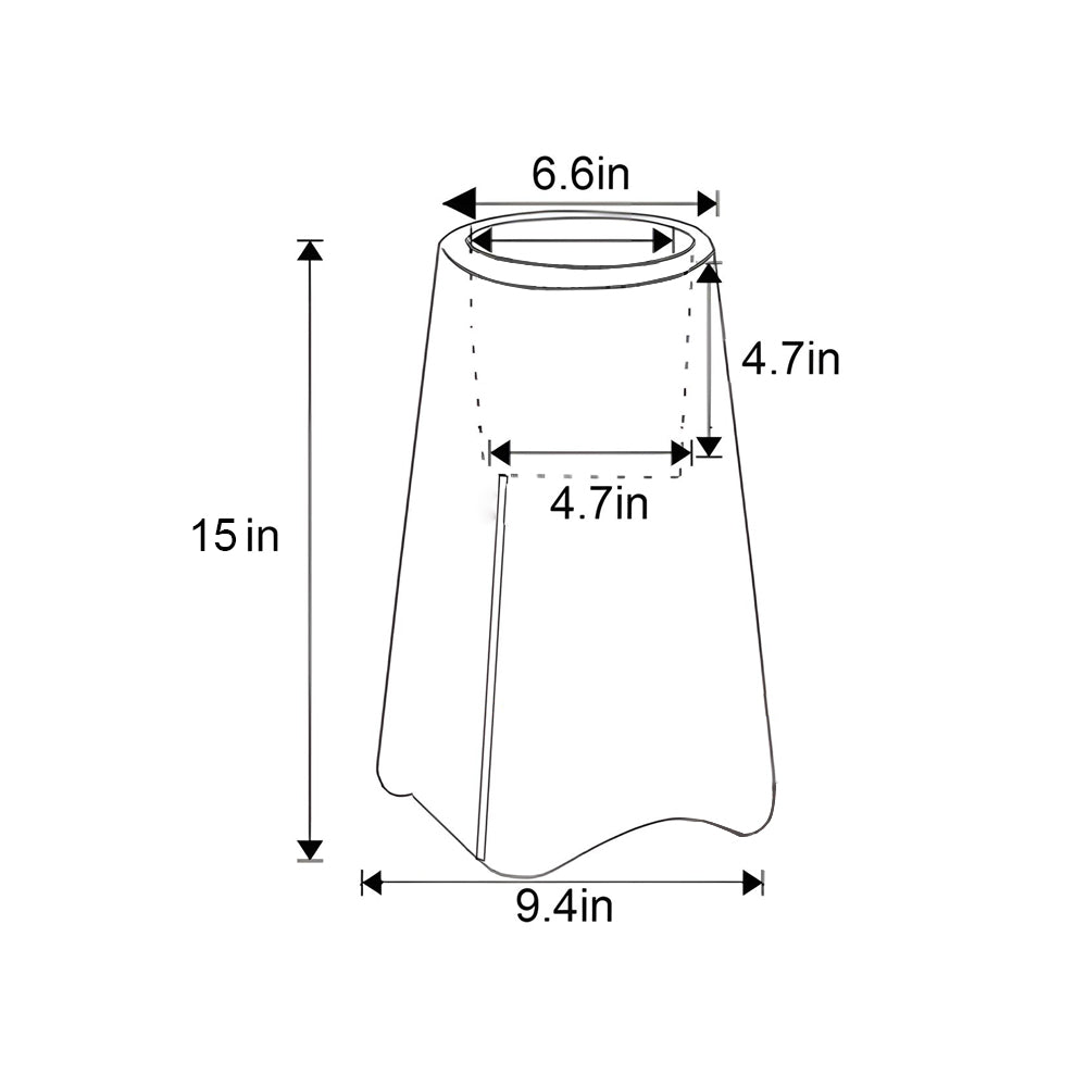 Frosted Surface LED Lighted Planter Pot