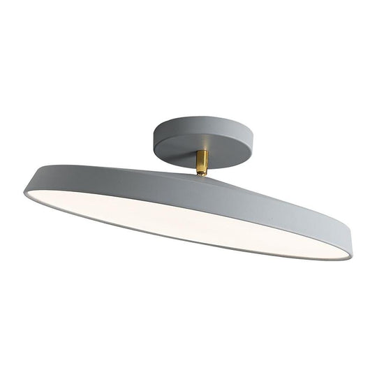 Adjustable Circular LED Nordic Ceiling Light Semi-Flush Mount Lighting