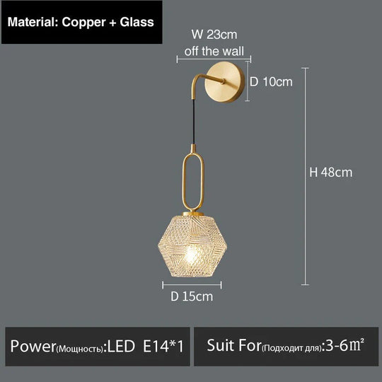 Haleh - Nordic Postmodern Luxury LED Wall Lamp