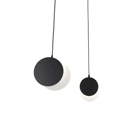 Half Moon LED Pendant Light Creative Design Aisle Living Room Bedside Dinner Decro Led Light Fixtures Simply Hanging Lamp Indoor