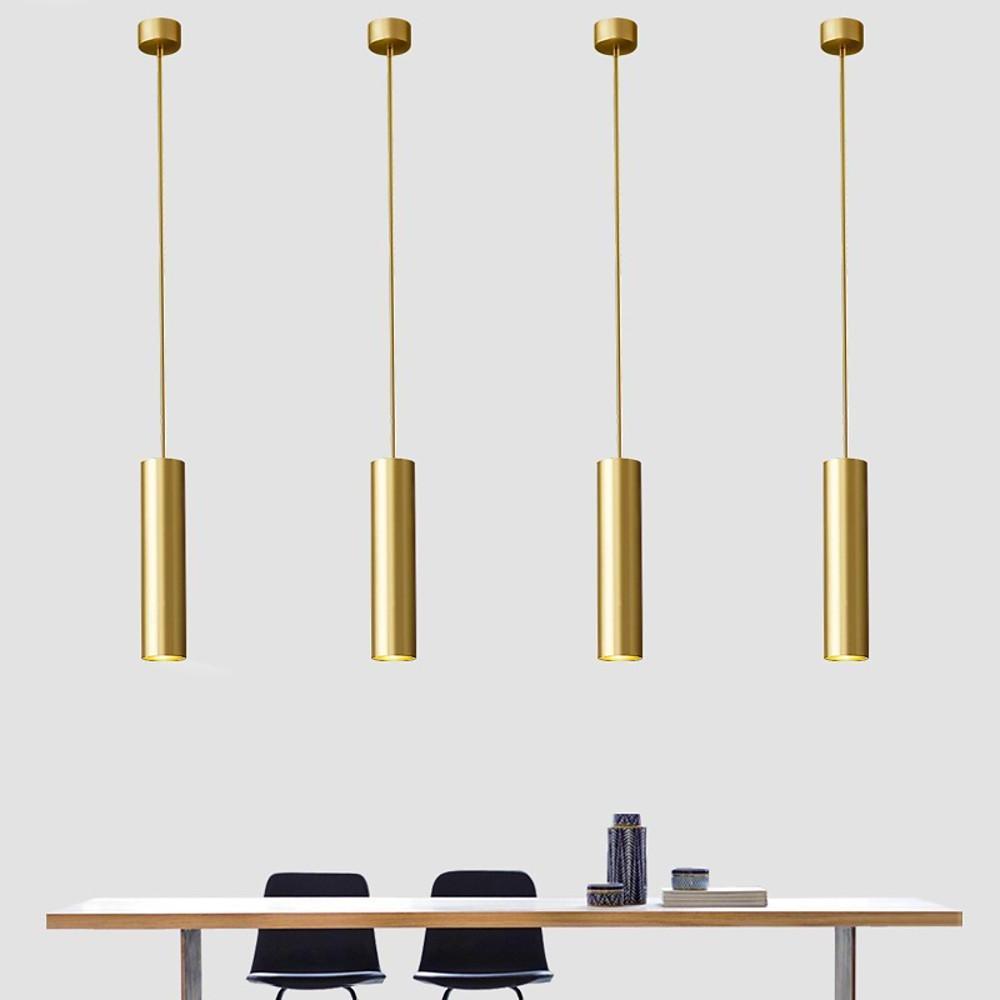 Unique Elongated Linear Metal Industrial Kitchen Island Pendant Light