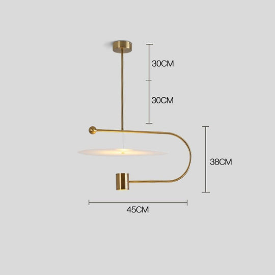 Globe Cylinder Pendant Lights Artistic Metal LED Ceiling Light for Dining Room