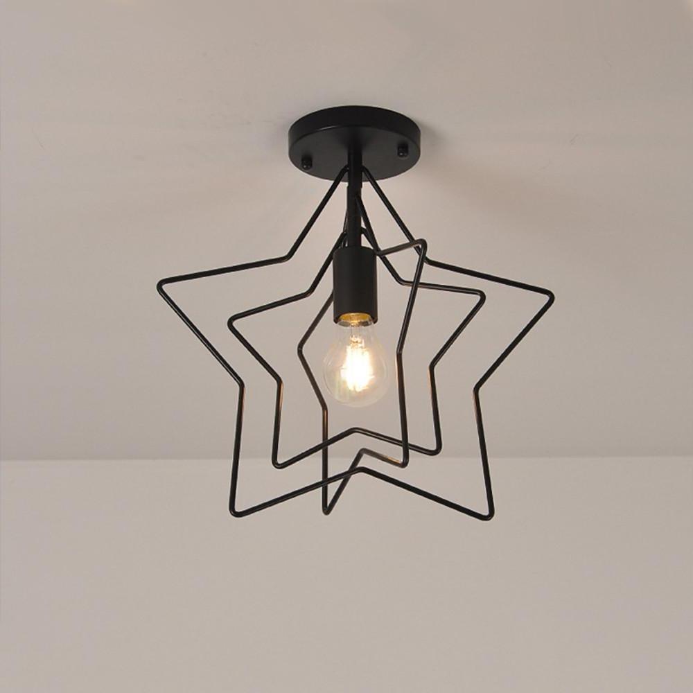 Multiple Metal Star LED Modern Pendant Lighting