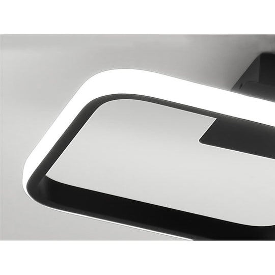 2 Square Acrylic LED Flush Mount Ceiling Light – Corridors