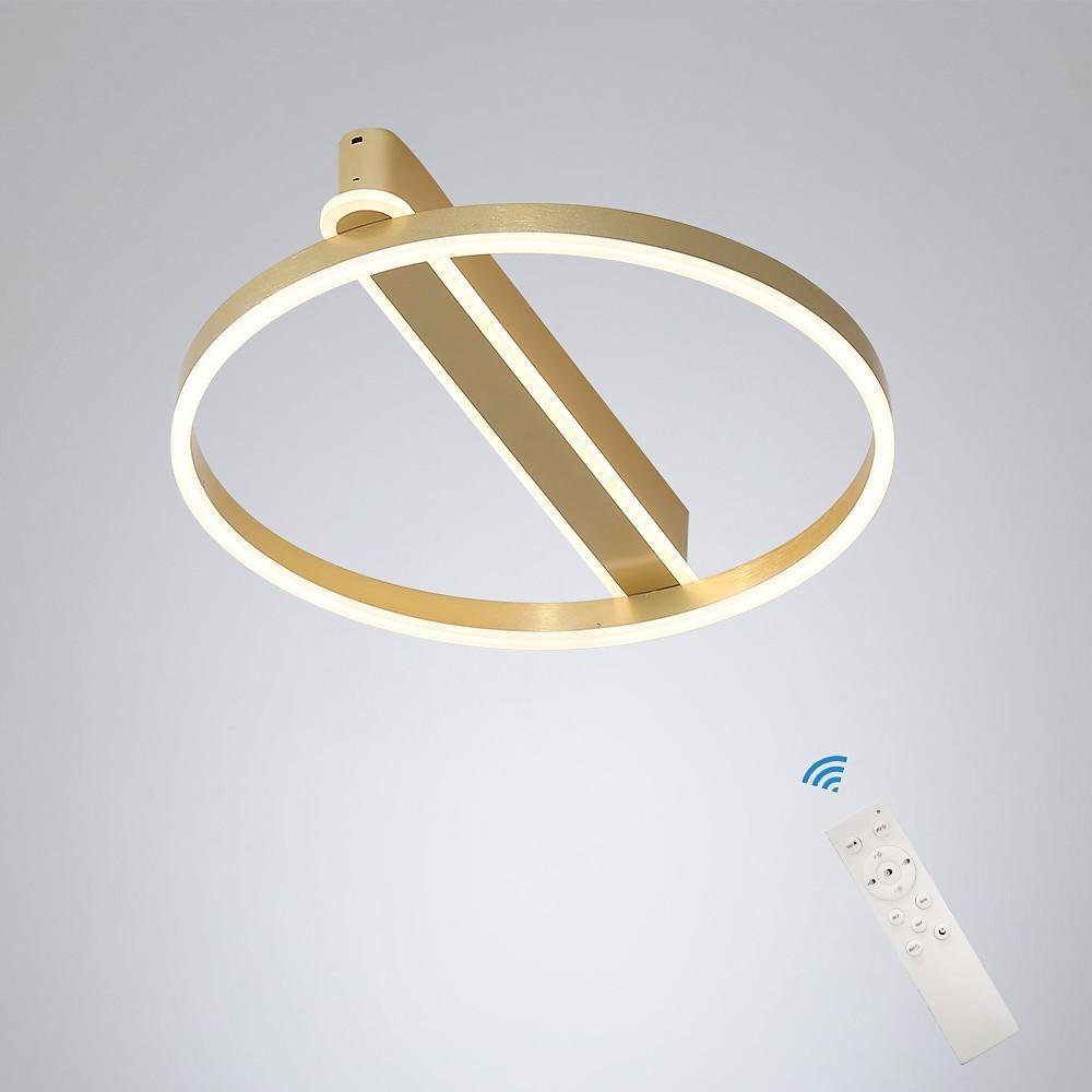 Circle Linear Dimmable LED Modern Ceiling Light – Flush Mount Design