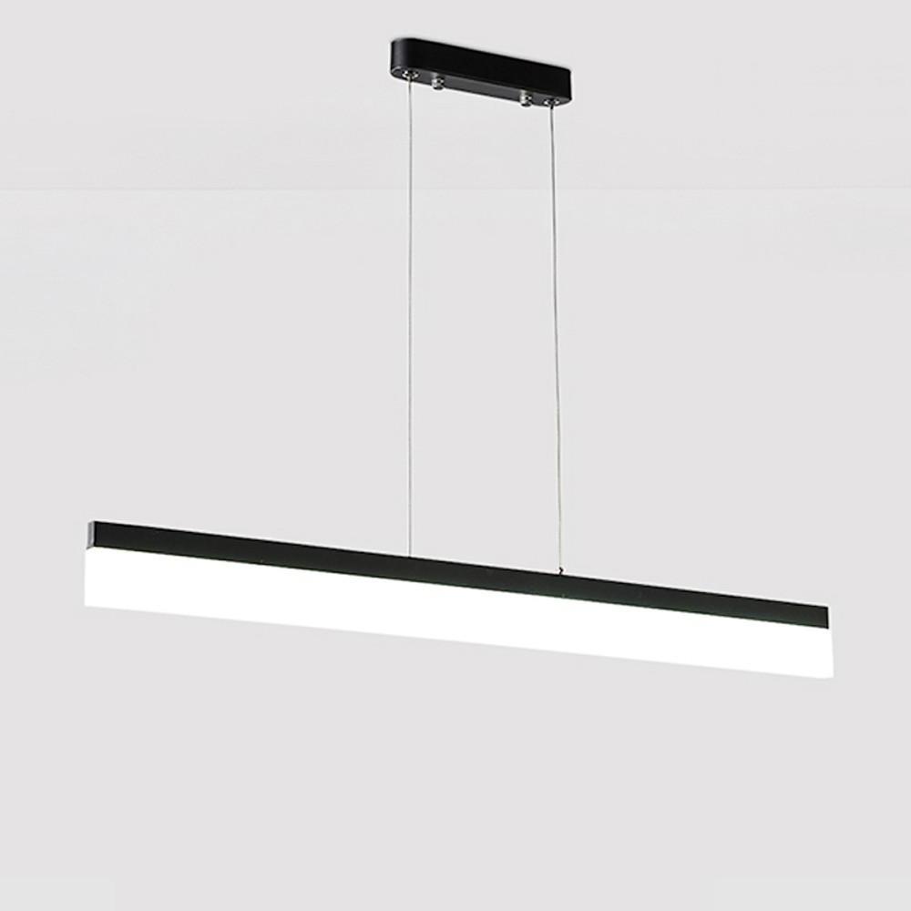 Modern Linear Aluminum Acrylic LED Pendant Light