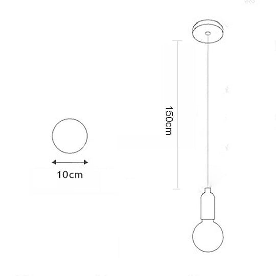 Acrylic Bubble Globe LED Modern Pendant Light Hanging Lamp Island Light