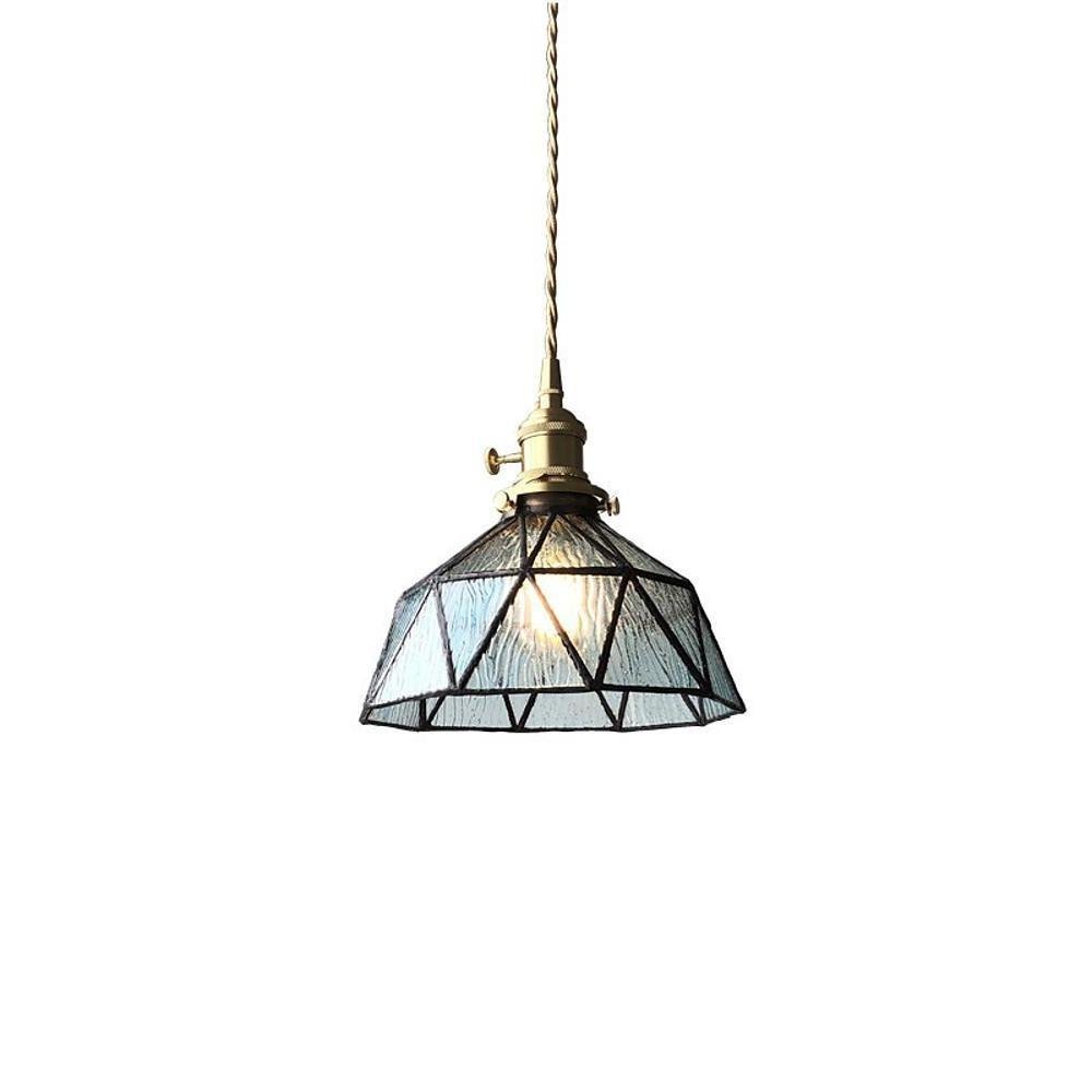 Lantern Industrial Glass Metal Pendant Light