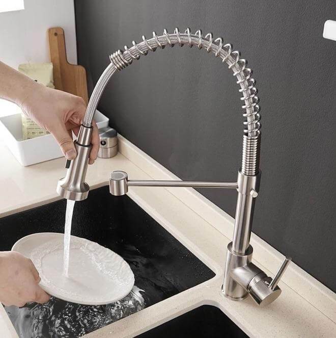 HydroBliss - Modern Spring Kitchen Faucet