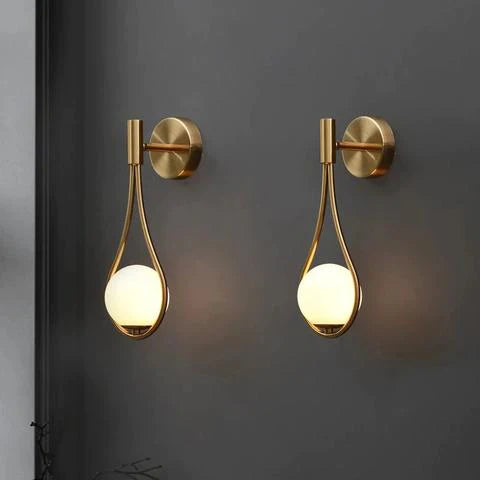 Isla Droplet Wall Lamp - Elegant Nordic Charm for Any Space