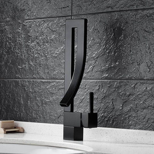 HydroBliss - Modern Single Handle Bathroom Faucet