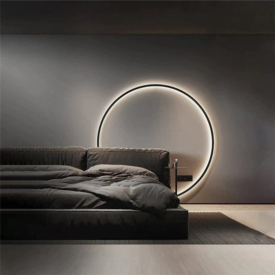 Renata LED Wall Lamp - Modern Eclipse Design for Stylish Interiors