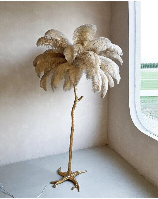 Ava Luxury Feather Floor Lamp