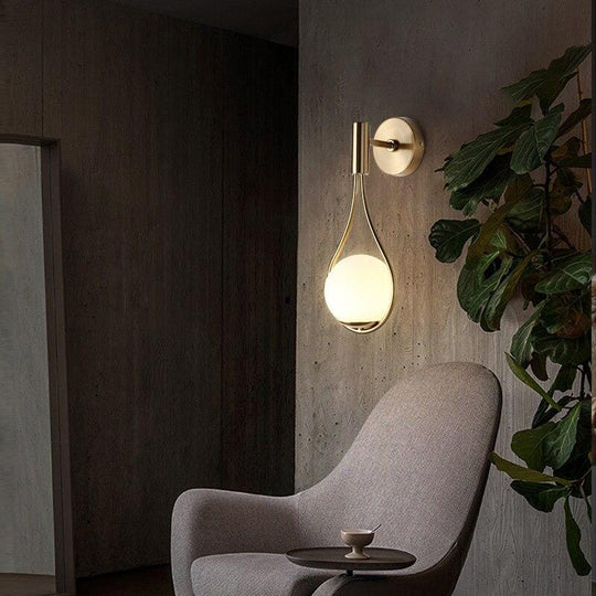 Isla Droplet Wall Lamp - Elegant Nordic Charm for Any Space