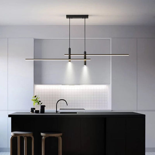 Arden Dual Bar Pendant Light - Versatile Lighting with Global Compatibility