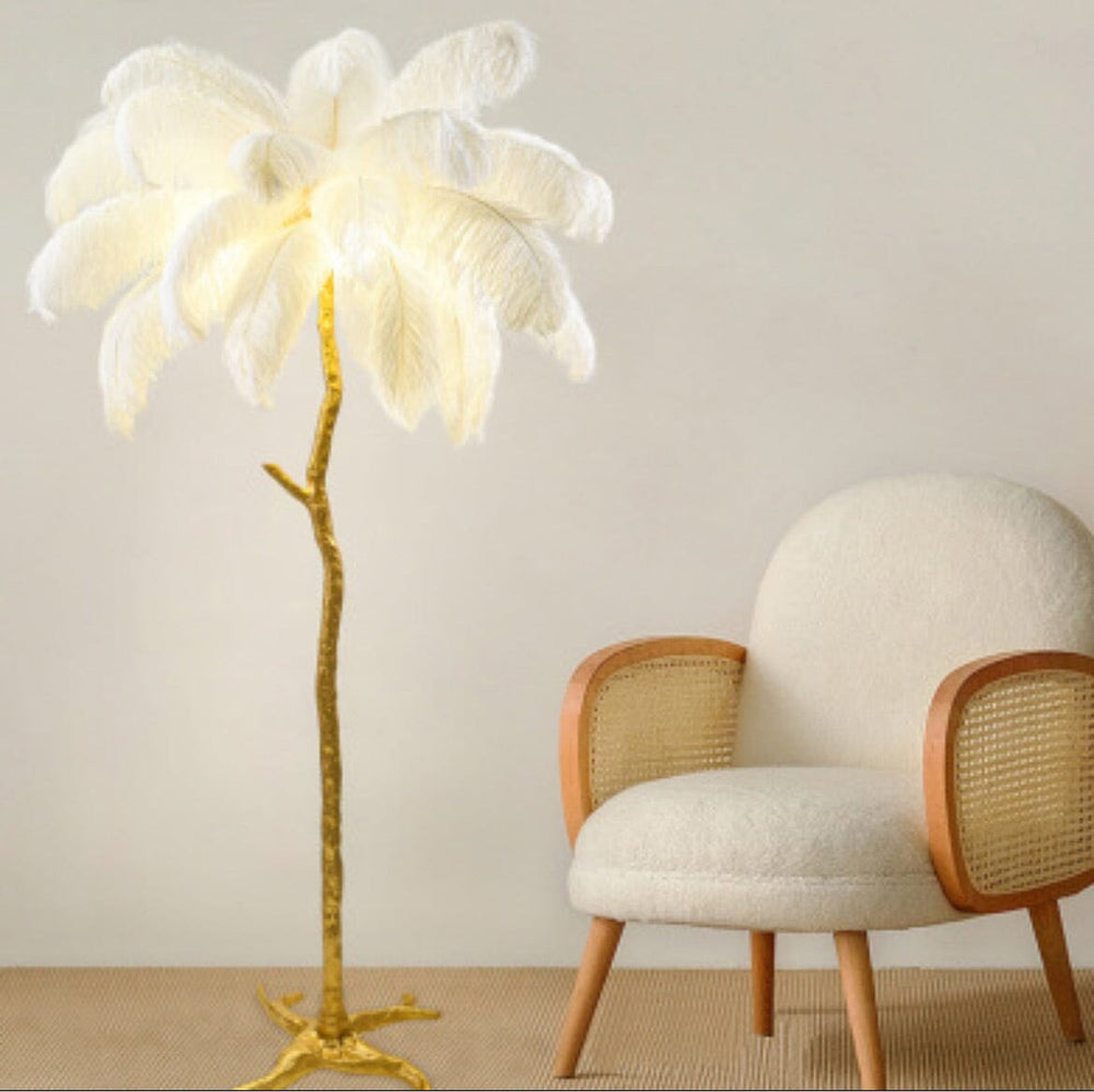 Ava Luxury Feather Floor Lamp