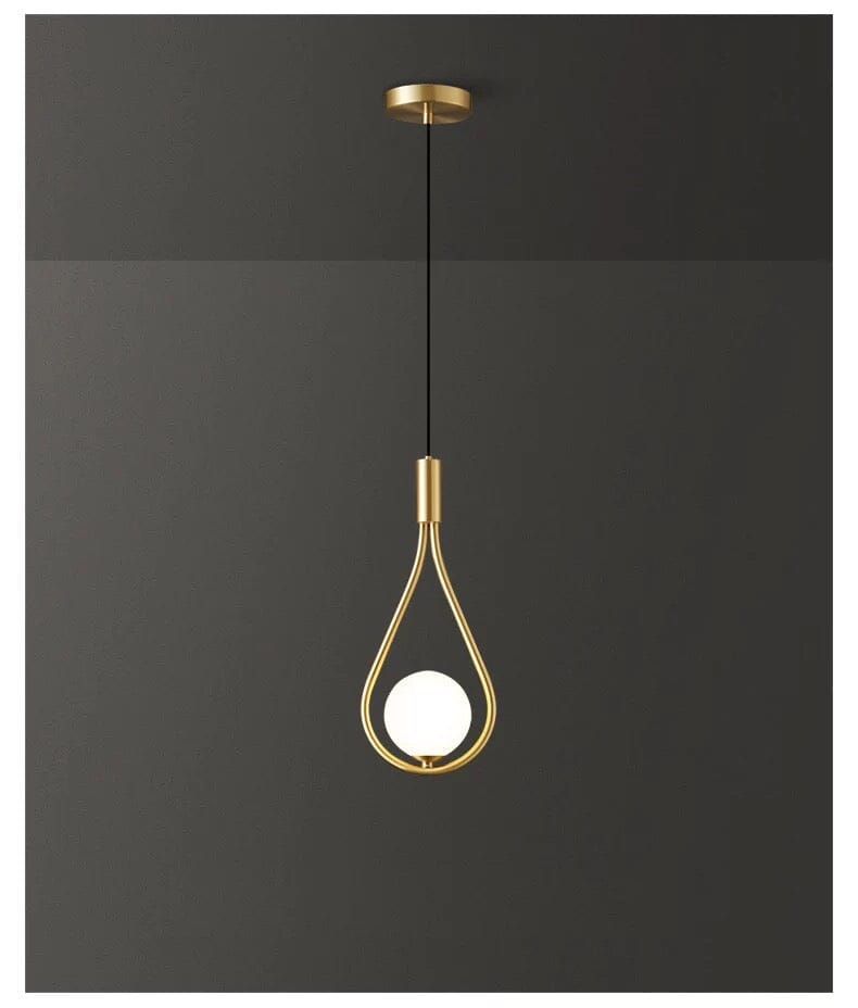 Elowen Sleek Droplet Pendant Light - Modern Elegance for Your Space