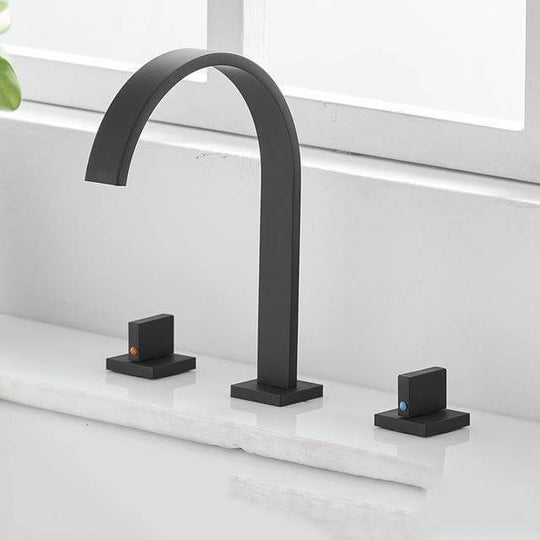 HydroBliss - Modern Double Handle Bathroom Faucet