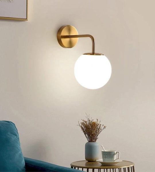 Orionis Ball-Wall Lamp – Illuminate Your Space with Elegant Simplicity