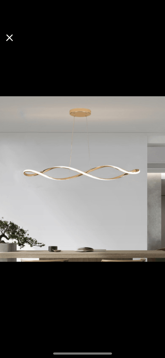 Evangeline  Spiral Pendant Light