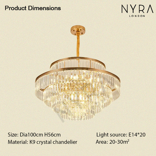 Gemma Crystal Arden Chandelier