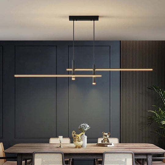 Arden Dual Bar Pendant Light - Versatile Lighting with Global Compatibility