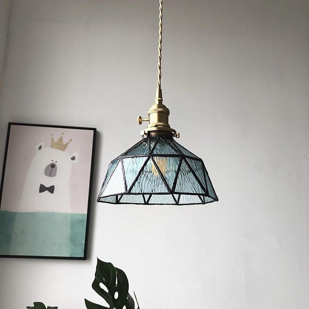 Lantern Industrial Glass Metal Pendant Light