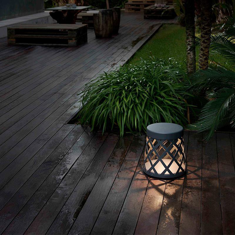 Stool Waterproof LED Aluminum Outdoor Lantern Lawn Light