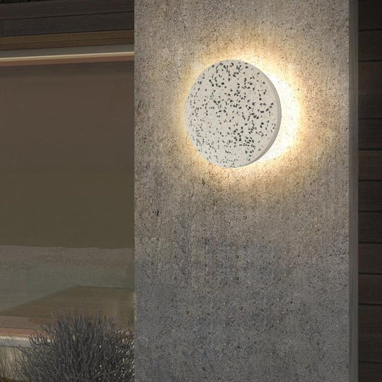 Terrazzo Minimalist LED Outdoor Wall Light Waterproof