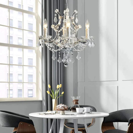 Jasen V - Europe Crystal Chandelier For Loft Living Room Bedroom Kitchen Home Decoration