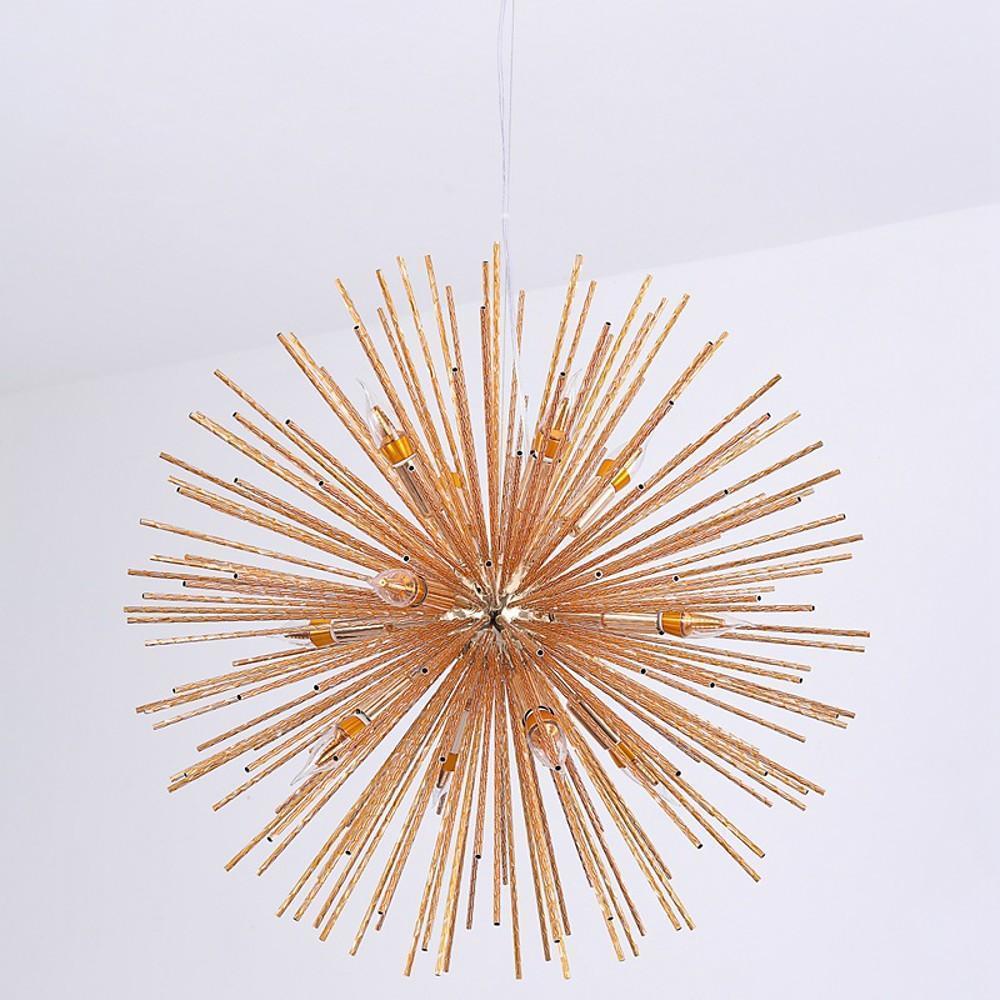 Unique Globe Design LED Electroplated Metal Pendant Light