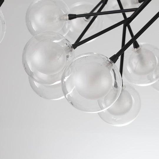 Artistic Branches Glass LED Modern Chandelier