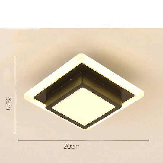 Kathleen Modern Acrylic LED Ceiling Light – Ultra-Thin Flush Mount Lamp for Home & Office