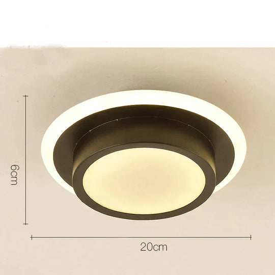 Kathleen Modern Acrylic LED Ceiling Light – Ultra-Thin Flush Mount Lamp for Home & Office