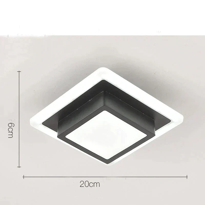 Kathleen Modern Acrylic LED Ceiling Light – Ultra-Thin Flush Mount Lamp for Home & Office